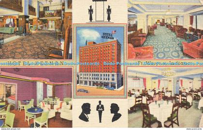 R195920 Hotel Keenan Ft Wayne Indiana Fort Waynes C T Art Colortone Multi View