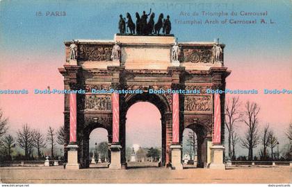 R208532 18 Paris Triumphal Arch of Carrousel A Leconte