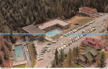 R229710 Radium Hot Springs B C An elevated view of the Radium Hot Springs Aquaco