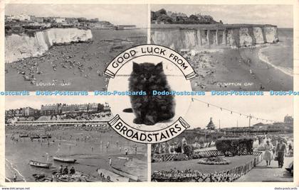 R232300 Good Luck from Broadstairs Louisa Gap Dumpton Gap The Gardens and Bandst