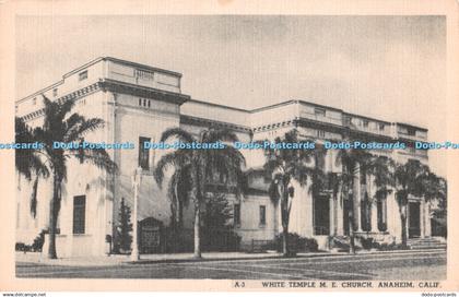 R234497 White Temple M E Church Anaheim Calif Douglass Caulkins Pomona No 3