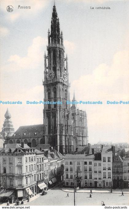 R285253 Anvers La Cathedrale Nels Serie Anvers No 187