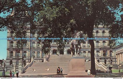 R298452 State Capitol With Statue Of General Philip Sheridan Albany New York Cur