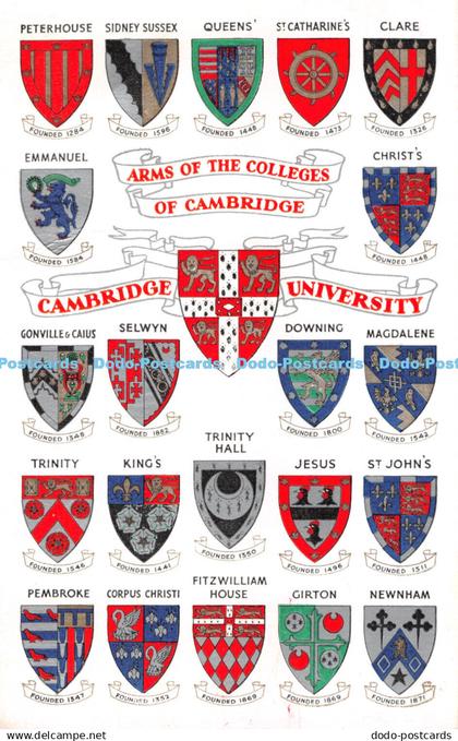 R300778 Cambridge University Arms of the Colleges of Cambridge Alfred Savage