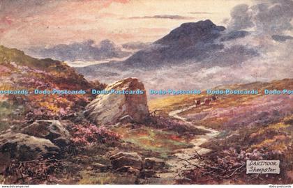 R306757 Dartmoor Sheepstor Tuck Oilette picturesque Dartmoor Series IV Postcard