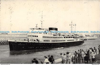 R308590 6 Ostende Oostende Mailboot La Malle Prince Philippe