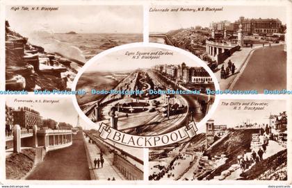 R313127 Blackpool Gynn Square and Gardens N S Blackpool High Tide N S Blackpool