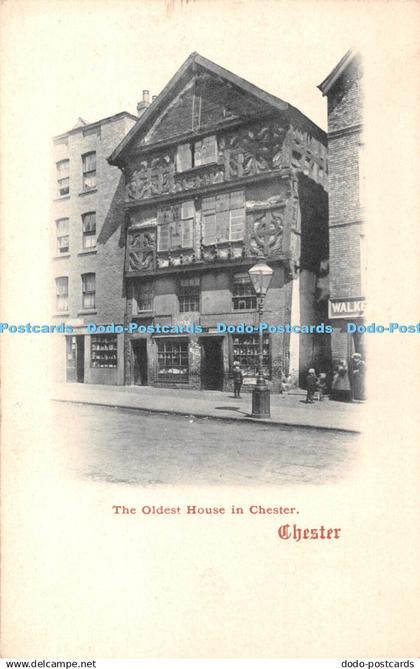 R322391 Chester The Oldest House in Chester Postcard