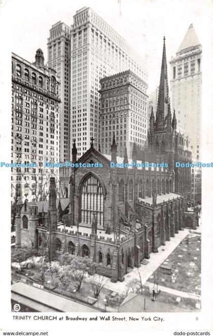 R323291 Trinity Church at Broadway and Wall Street New York City 1946