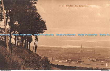 R326975 Rouen Vue de Canteleu G D Postcard 1916