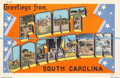 R330154 Greetings from South Carolina Asheville Post Card Multi View