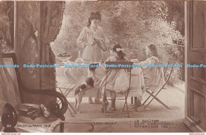 R341376 Salon de Paris Leon Mayet Afternoon Tea Selecta 1914