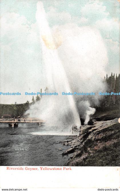 R342640 200284 Riverside Geyser Yellowstone Park Valentine