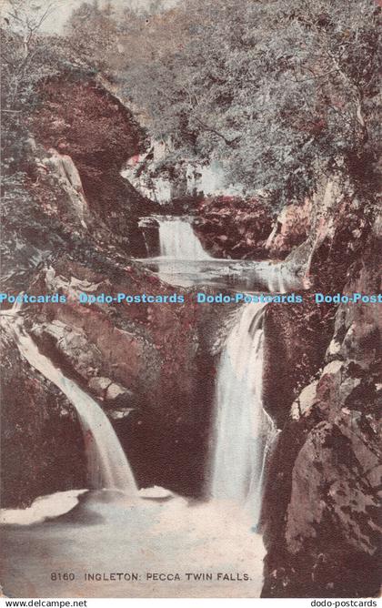 R343180 8160 Ingleton Pecca Twin Falls Sepiatone Series Photochrom 1929