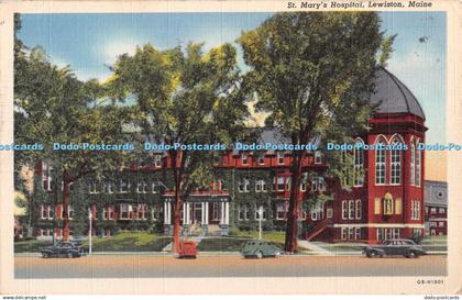 R354353 St Marys Hospital Lewiston Maine OB H 1801 Lewiston News Co Genuine Curt