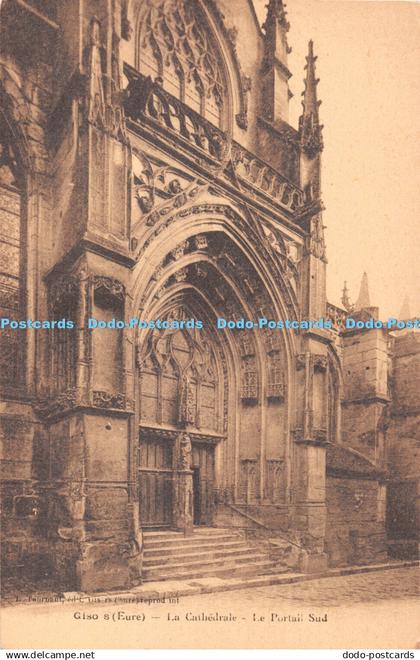 R360253 Gisors Eure La Cathedrale Le Portail Sud Le Tournant Edit Gisors Eure Re