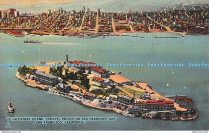 R363775 Alcatraz Island Federal Prison On San Francisco Bay San Francisco Califo