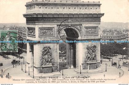 R365786 Paris L Arc de Triomphe Postcard