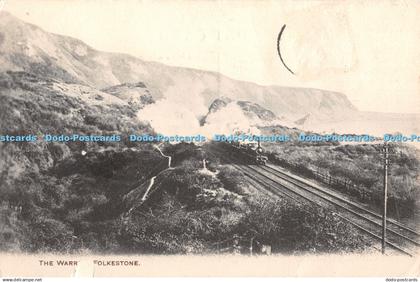 R365995 Folkestone The Warren Postcard