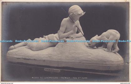 R372525 Musee Du Luxembourg Fremiet Pan Et Ours Carte Postale