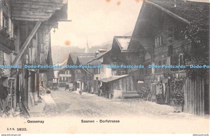 R376783 Gessenay Saanen Dorfstrasse C P N 5822