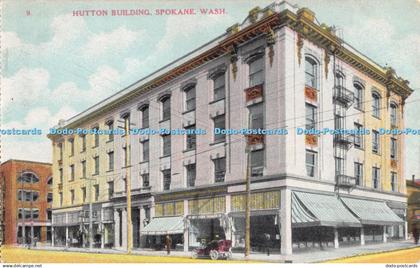 R388585 9 Hutton Building Spokane Wash Spokane Post Card