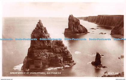 R391323 Great Stack of Duncansby Caithness 2127 Valentines RP