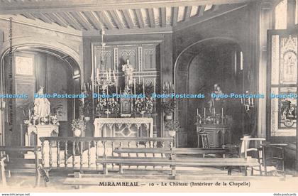 R413765 Mirambeau Le Chateau Interieur de la Chapelle A Terriere et fils