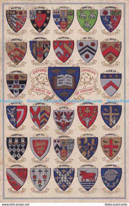 R420263 Oxford University Arms of the Colleges of Oxford Varsity Oxford City