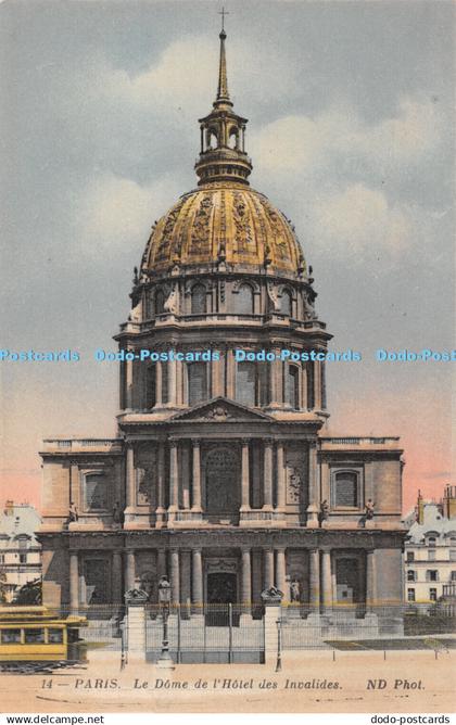 R430966 14 Paris Le Dome de lHotel des Invalides ND Phot