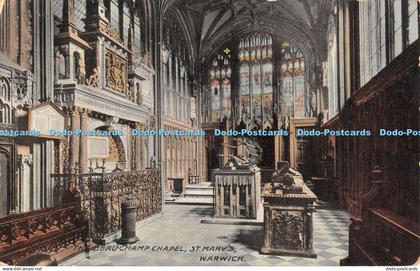 R437488 Warwick The Beauchamp Chapel St Mary Postcard