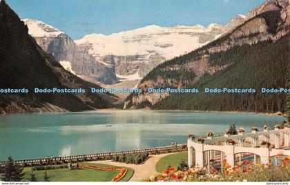 R443509 Lake Louise Mount Lefroy and Victoria Glacier Chateau Lake Louise Banff