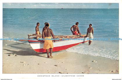 R446204 Christmas Island Gilbertese Canoe Tuck