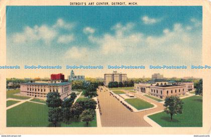 R447517 Mich Detroit Art Centre Detroit Postcard 1952