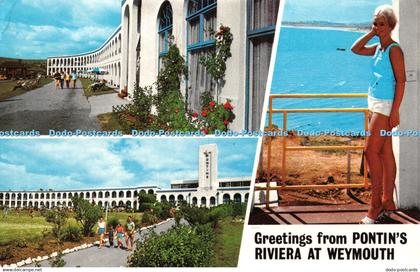 R448418 Greetings From Pontin Riviera at Weymouth Pontin Riviera Holiday Centre