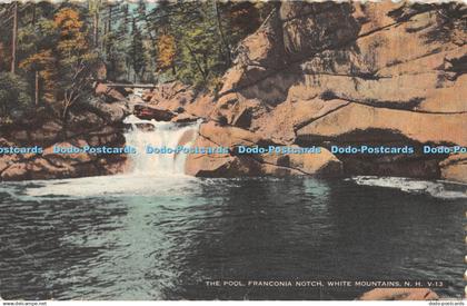 R457404 The Pool Franconia Notch White Mountains Hartman Card 1936