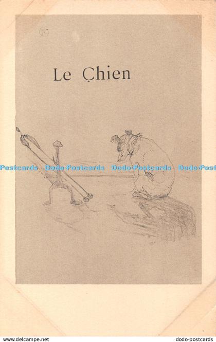 R458671 Le Chien The Dog Henri de Toulouse Lautrec The Meriden Gravure Company