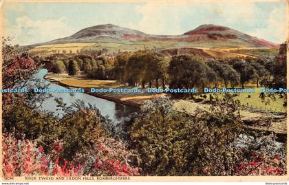 R465187 58244 River Tweed and Eildon Hills Roxburghshire 1959