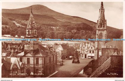 R478197 Falkland High Street Valentine RP Postcard