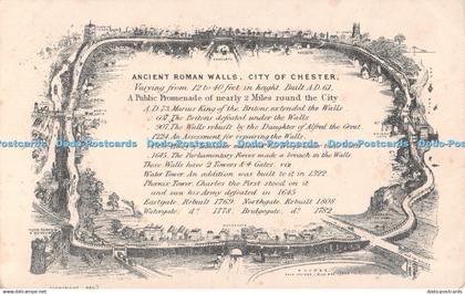 R481389 Ancient Roman Walls City of Chester A Public Promenade of nearly 2 Miles