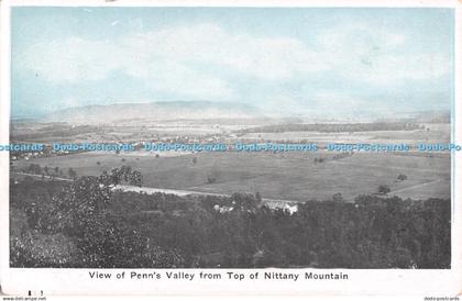 R486241 View of Penn Valley from Top of Nittany Mountain Auburn Post Card Mfg