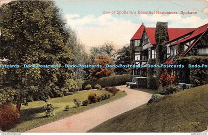 R507907 Spokane One of Spokane Beautiful Residences The Valentine Souvenir 1916