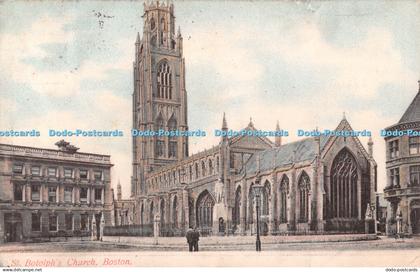 R514382 St Botolphs Church Boston Wing and Sons Boston Series 1904