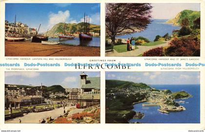 R582137 Ilfracombe The Promenade Ilfracombe Harbour and St James Gardens Lilywhi