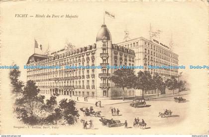 R588123 Vichy Hotels du Parc et Majestic Bougarel I Guillon 1922