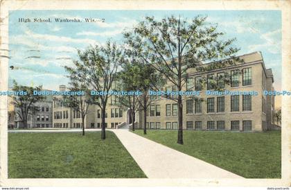 R597440 High School Waukesha Wis 2 E C Kropp 1930