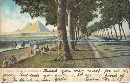 R598635 Caire Route des Pyramides I 1906