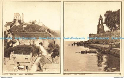 R598707 Swanage The Tower Corfe Castle near Swanage Photochrom Multi View