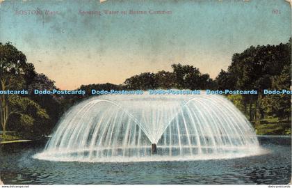 R601898 Boston Mass Spouting Water on Boston Common