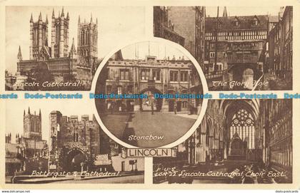 R639044 Lincoln. Lincoln Cathedral. F. Frith. Multi View